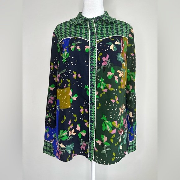 CABI 5520 ‘Bronco’ Elevated Western Long Sleeve Button Down Blouse Size Small - Picture 4 of 12